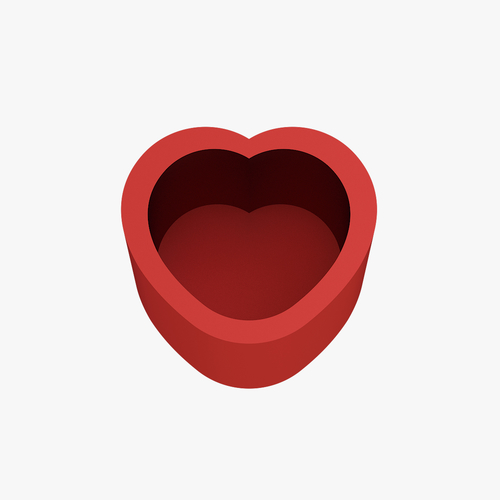Pencil cup heart 3D Print 227765 Pencil cup heart 3D Print 227765