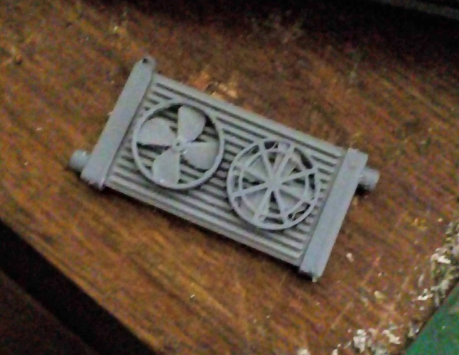 radiator scale crawler 1/10 3D Print 227767 radiator scale crawler 1/10 3D Print 227767