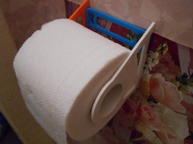 toilet paper holder 3D Print 22789