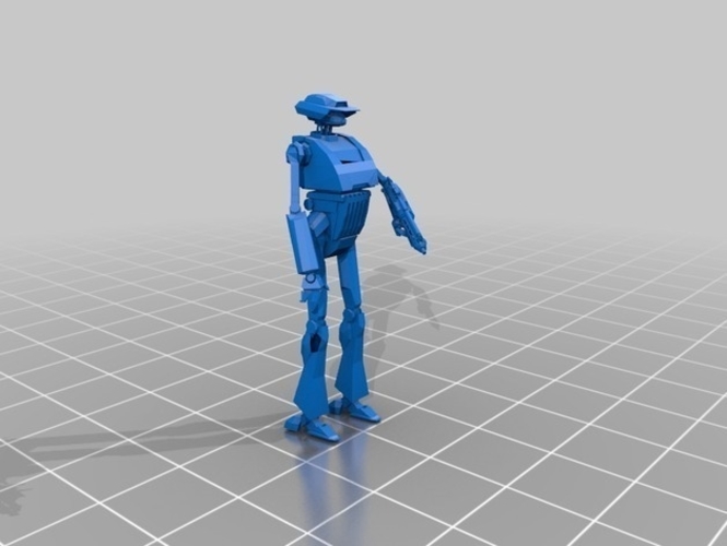 T-Series Tactical Droid TA-175 Legion Scale 3D Print 227937 T-Series Tactical Droid TA-175 Legion Scale 3D Print 227937