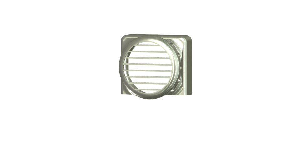Fan cover for bullseye (stock ender 3 fan) 3D Print 227944 Fan cover for bullseye (stock ender 3 fan) 3D Print 227944