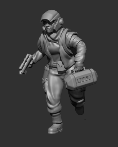 Insurgent Combat Medic Bundle 3D Print 228123 Insurgent Combat Medic Bundle 3D Print 228123