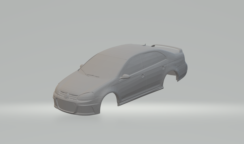 vw jetta slot car 3D Print 228220 vw jetta slot car 3D Print 228220