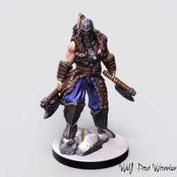 Small Nordic Warrior Miniature 3D Printing 228316
