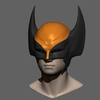 Small Wolverine Mask - Helmet For Cosplay from Marvel Scale 1:1 3D Printing 228382
