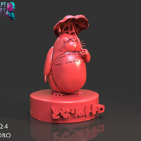 Small Totoro Sculpture 3D Printing 228462