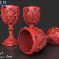 Small Dragon Cup 3D Printing 228531
