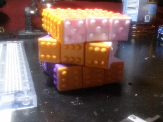 CUBE! Fully Functional... EASY PRINT... 3x3x3 cube 3D Print 22863