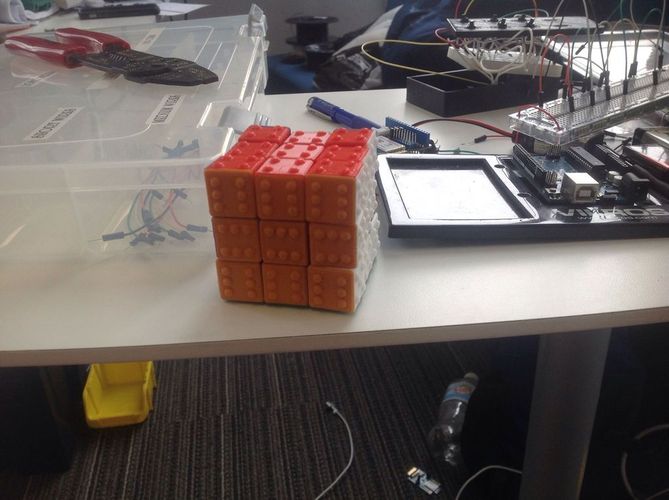 CUBE! Fully Functional... EASY PRINT... 3x3x3 cube 3D Print 22864