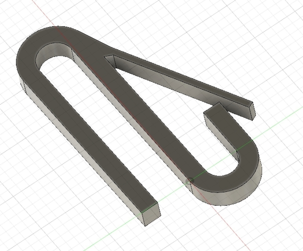 Oh so simple Key Clip 3D Print 228848