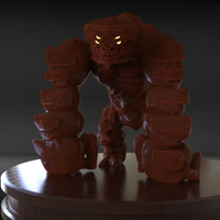 Small Golem Sculpture 3D Printing 229013
