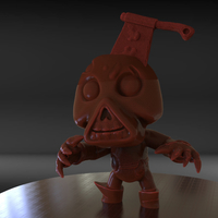 Small Stylized Cute Zombie 3D Printing 229034