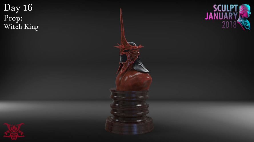 The Witch King Helmet 3D Print 229245