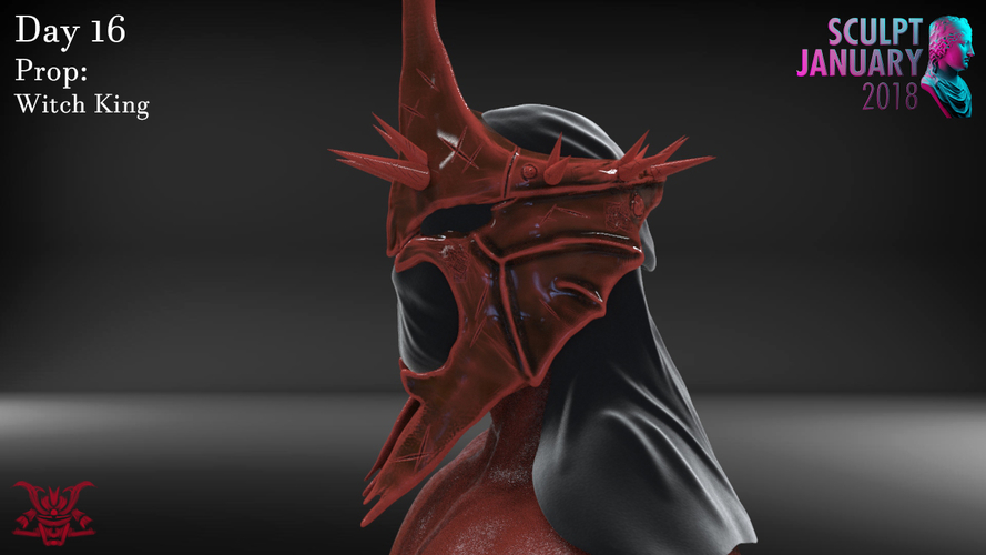 The Witch King Helmet 3D Print 229248