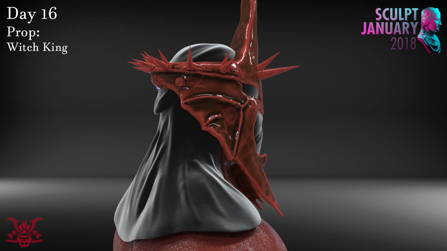 The Witch King Helmet 3D Print 229251