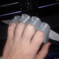 Small Plastic Knuckles 3D Printing 22939