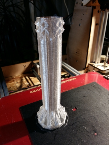 Art Deco Thorny Rose Vase 3D Print 229977