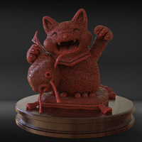 Small Lucky Cat 3D Printing 230294