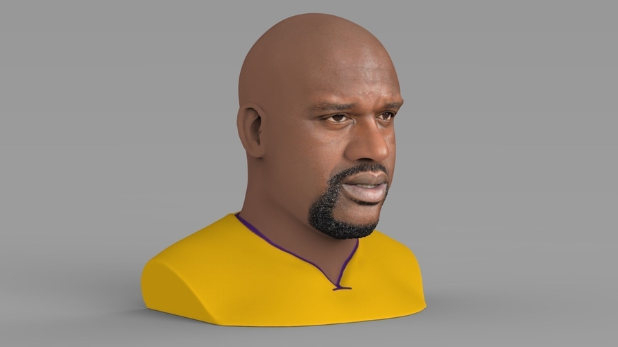 Shaq ONeal bust ready for full color 3D printing 3D Print 230487 Shaq ONeal bust ready for full color 3D printing 3D Print 230487