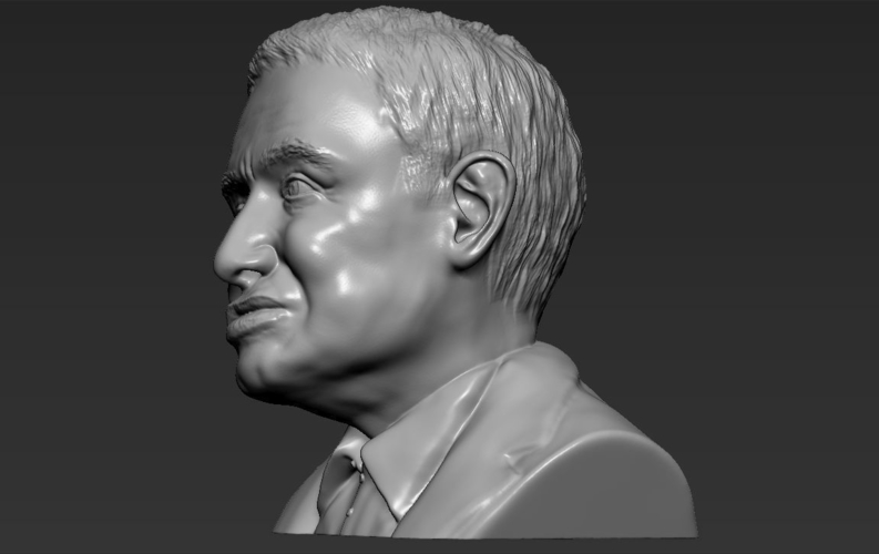 Stephen Hawking bust ready for full color 3D printing 3D Print 230651 Stephen Hawking bust ready for full color 3D printing 3D Print 230651
