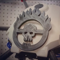 Small Mad Max - Immortal Joe Skull Logo 3D Printing 23075