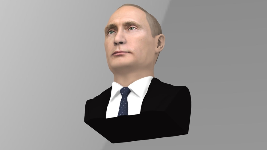 Vladimir Putin bust ready for full color 3D printing 3D Print 231011 Vladimir Putin bust ready for full color 3D printing 3D Print 231011