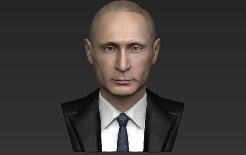 Vladimir Putin bust ready for full color 3D printing 3D Print 231013 Vladimir Putin bust ready for full color 3D printing 3D Print 231013
