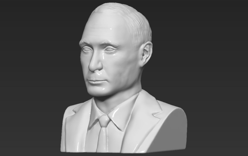 Vladimir Putin bust ready for full color 3D printing 3D Print 231017 Vladimir Putin bust ready for full color 3D printing 3D Print 231017