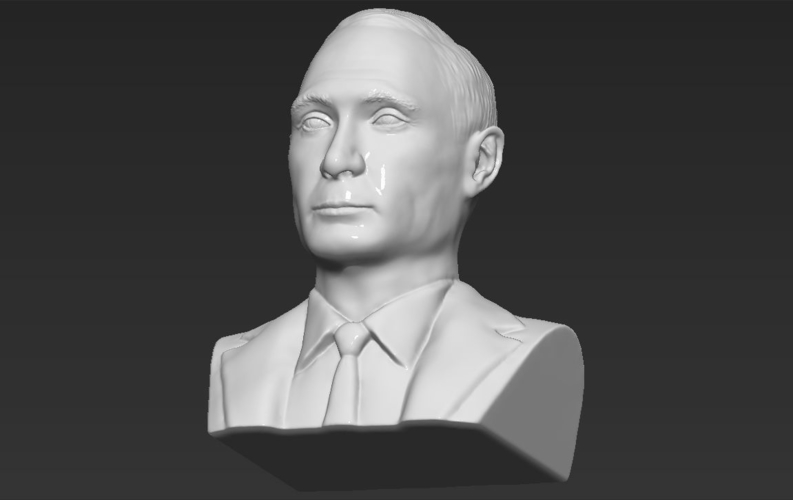 Vladimir Putin bust ready for full color 3D printing 3D Print 231022 Vladimir Putin bust ready for full color 3D printing 3D Print 231022
