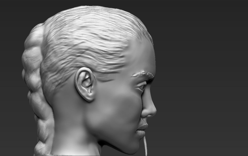 Lara Croft Angelina Jolie bust ready for full color 3D printing 3D Print 231507