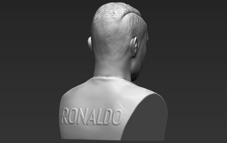 Cristiano Ronaldo bust ready for full color 3D printing 3D Print 231713 Cristiano Ronaldo bust ready for full color 3D printing 3D Print 231713