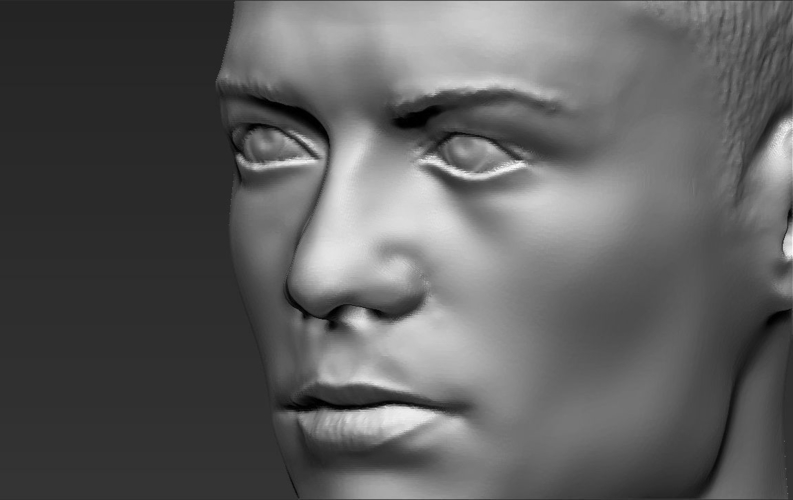 Cristiano Ronaldo bust ready for full color 3D printing 3D Print 231718 Cristiano Ronaldo bust ready for full color 3D printing 3D Print 231718