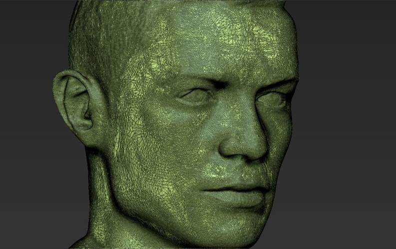 Cristiano Ronaldo bust ready for full color 3D printing 3D Print 231719 Cristiano Ronaldo bust ready for full color 3D printing 3D Print 231719