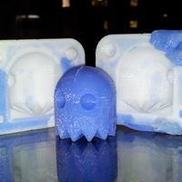 Small Pacman Ghost Mold 3D Printing 23250