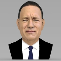 Small Tom Hanks bust ready for full color 3D printing 3D Printing 232849