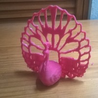 Small Peacock 3D Printing 23310