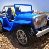 Small beach jeep 3D Printing 23326