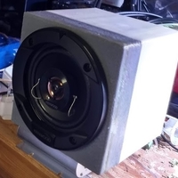 Small Speaker enclosure for 4" Speaker 3D Printing 233358