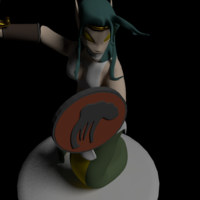 Small Naga Warrior from Steem Monsters 3D Printing 233508