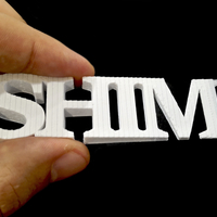 Small Shim the shim 3D Printing 233524
