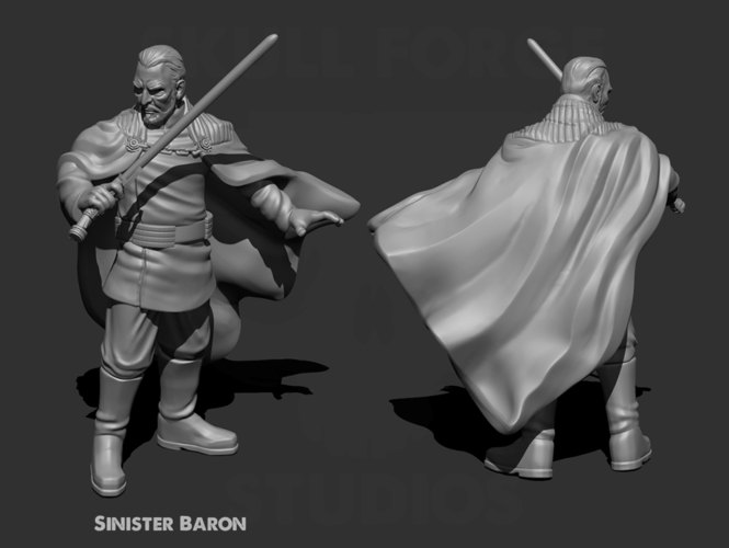 Sinister Baron 3D Print 233719 Sinister Baron 3D Print 233719