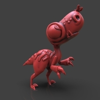 Small Happy T-Rex 3D Printing 233824