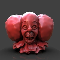 Small It Pennywise Bust 3D Printing 233947