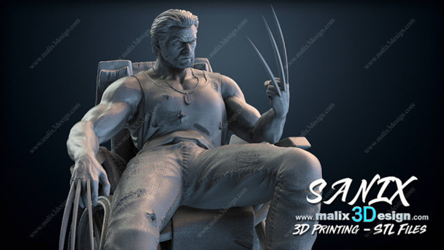 LOGAN wolverine - Xmen 3D Print 234081 LOGAN wolverine - Xmen 3D Print 234081