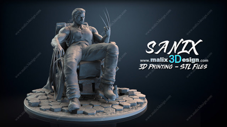 LOGAN wolverine - Xmen 3D Print 234083 LOGAN wolverine - Xmen 3D Print 234083