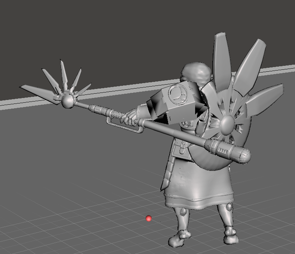 Greater Good Warrior Priest 3D Print 234251 Greater Good Warrior Priest 3D Print 234251