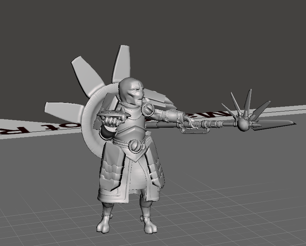 Greater Good Warrior Priest 3D Print 234252 Greater Good Warrior Priest 3D Print 234252