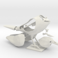 Small crow neutral pose 3D Printing 234540