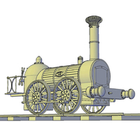 Small 1836 Bury goods locomotive 3D Printing 234658