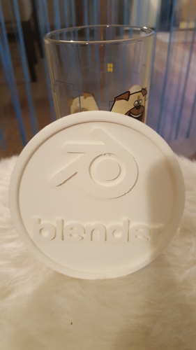 Blender drinkcoaster set 3D Print 234691 Blender drinkcoaster set 3D Print 234691